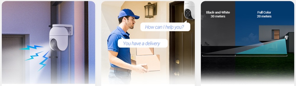 IP kamera EZVIZ C8c 4Mp biela