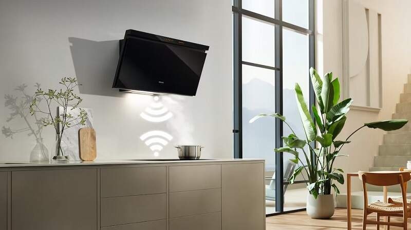 Odsávač pár Miele DAH 2960 Escala obsidian čierny