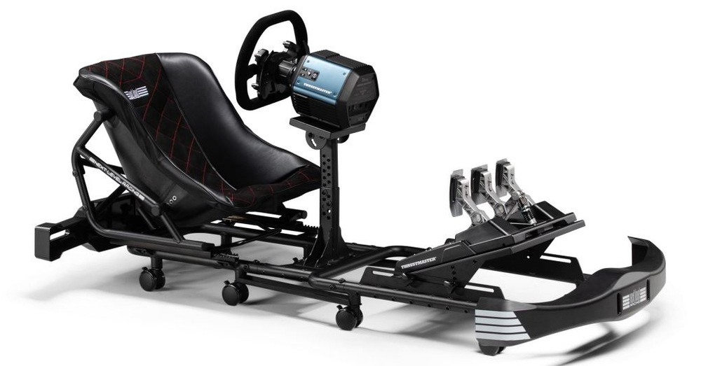Pretekársky kokpit Next Level Racing Go Kart PRO čierny
