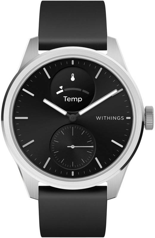 Chytré hodinky Withings ScanWatch 2 (42 mm), čierna farba