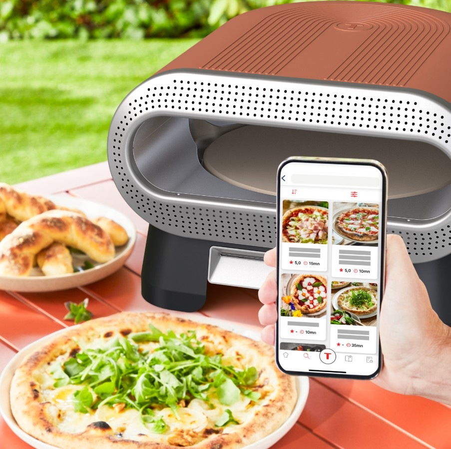 Pec na pizzu Tefal JM600TE0 Pizza Pronto bronzová Pec na pizzu Tefal JM600TE0 Pizza Pronto a mobilné s mobilnou aplikáciu Tefal