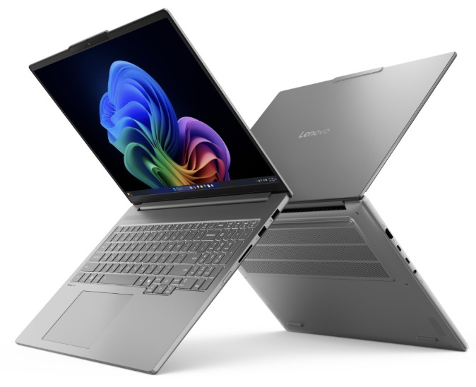 Lenovo IdeaPad Pro 5 16AKP10 z prednej a zadnej strany s pohľadom na spodnú ventilačnú mriežku