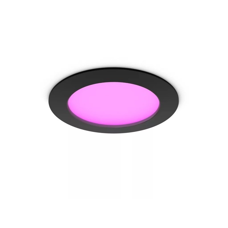 Vstavané svietidlo Philips Hue WCA Slim Recessed Light L EMEA čierna