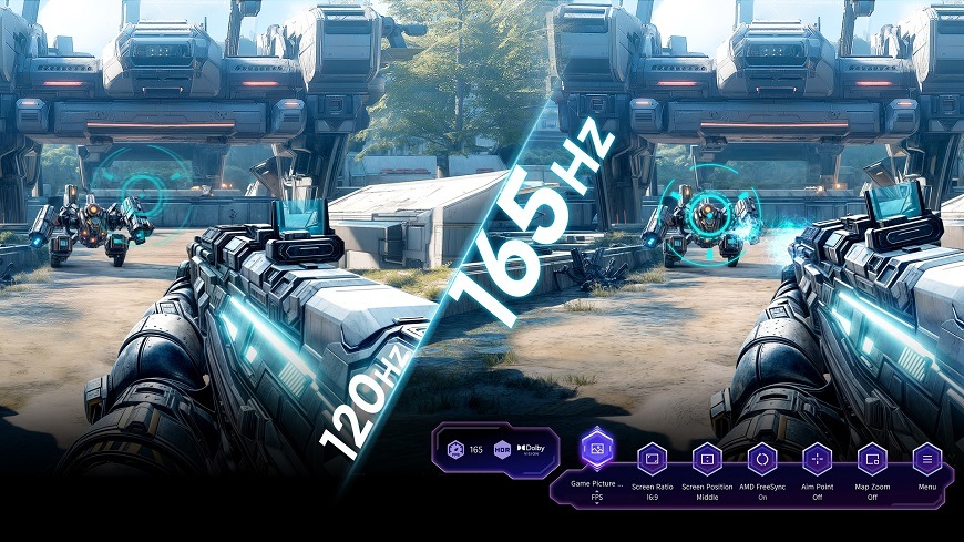 Hisense TV 100U8Q, hrajte ako profesionáli vďaka 165Hz hernému režimu Game Mode Ultra