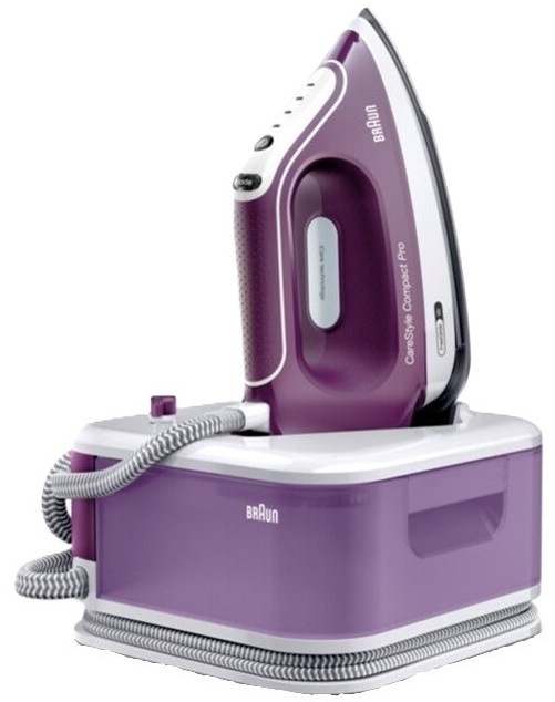 Bočný pohľad na žehliaci systém Braun IS2577.VI CareStyle Compact Pro