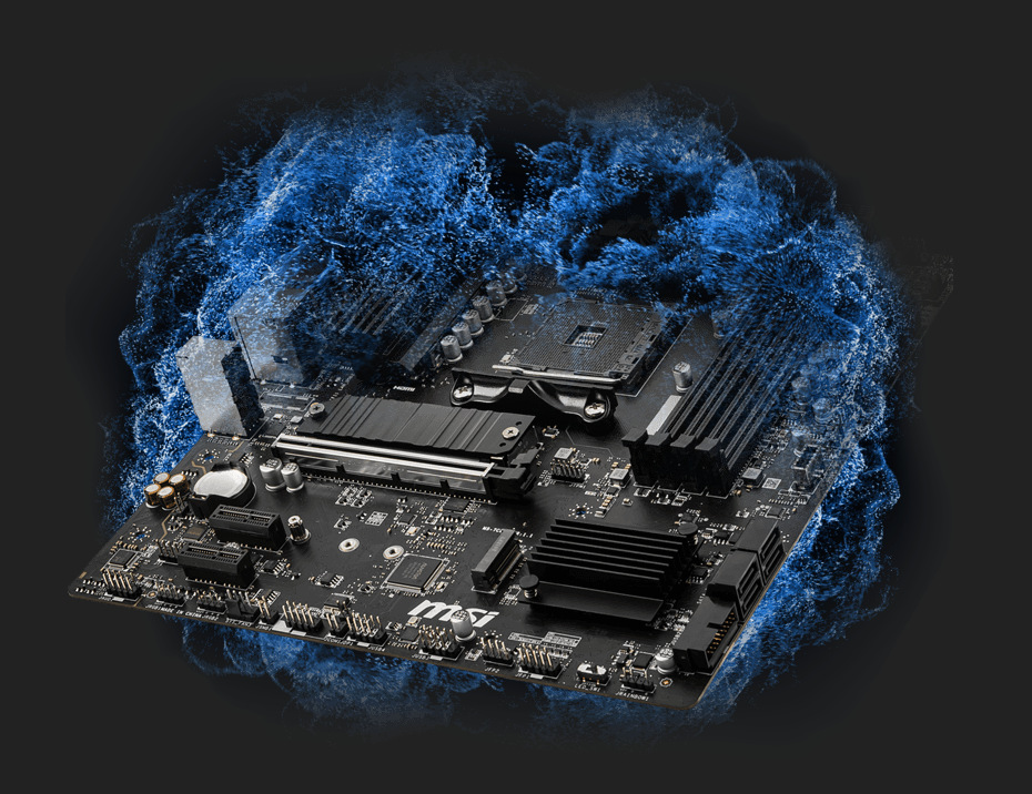 MSI B550M PRO-VDH má integrovaný chladič M.2 Shield Frozr