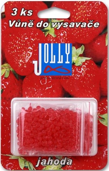 Jahodová vôňa do vysávača Jolly 3042 vo forme perličiek