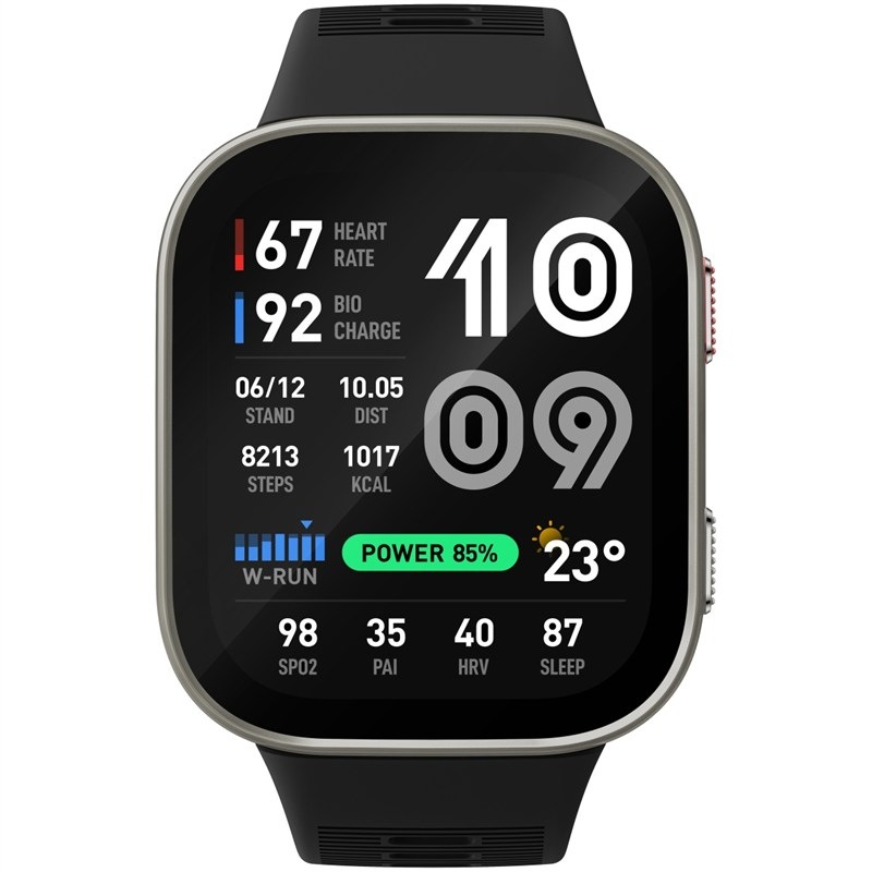 Chytré hodinky Amazfit Bip Max - čierne / strieborné
