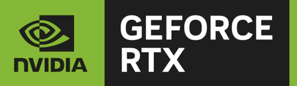 Notebook Lenovo Legion 5 15AHP11 čierny Logo NVIDIA GeForce RTX označujúce použitý rad samostatných grafických kariet