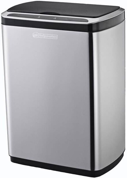 Bezdotykový odpadkový kôš Helpmation CUBE WIDE AK5110, 30 l nerez