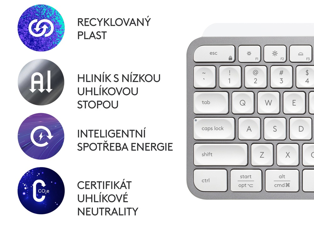 Klávesnica Logitech MX Keys S, US layout - grafitová Klávesnica Logitech MX Keys S, US layout - grafitová
