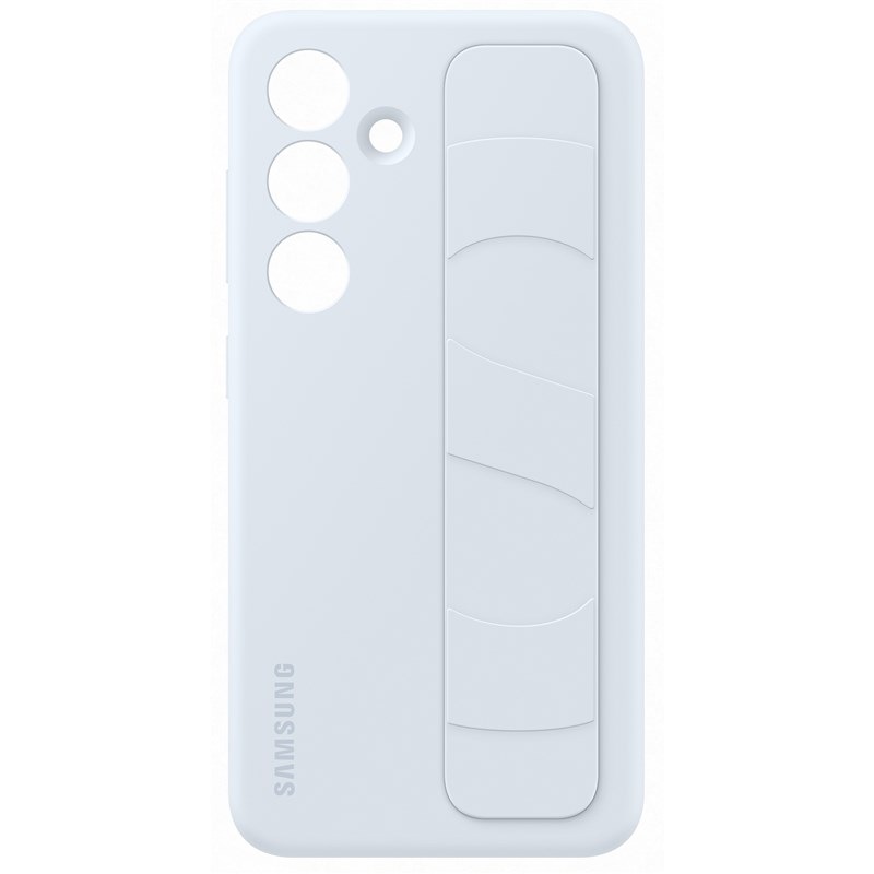 Kryt na mobil Samsung Silicone Grip s pútkom na Galaxy S24 modrý