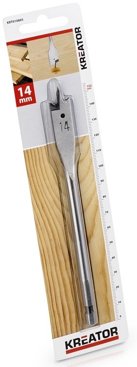 Vrták Kreator KRT010805, do dreva 14×152 mm