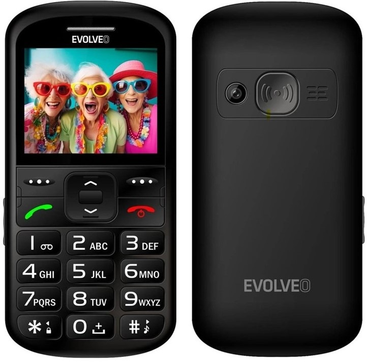 Mobilný telefón Evolveo EasyPhone XS - čierny