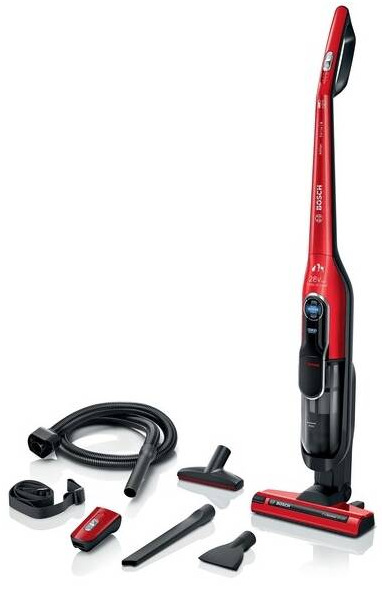 Tyčový vysávač Bosch BCH86PET2 Athlet ProAnimal 28Vmax, Serie 6 červený
