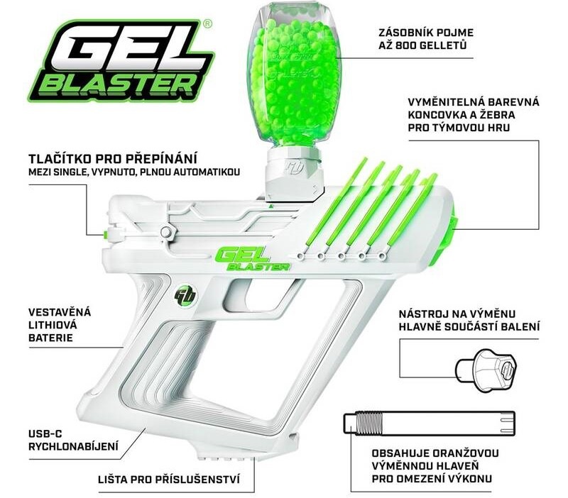 Detská zbraň Gel Blaster Inc. Gel Blaster Surge Detská zbraň Gel Blaster Inc. Gel Blaster Surge