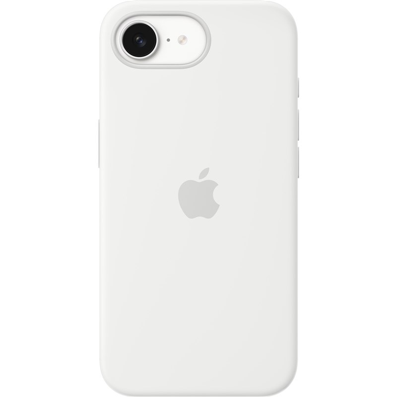 Kryt na mobil Apple iPhone 16e Silicone Case – biely