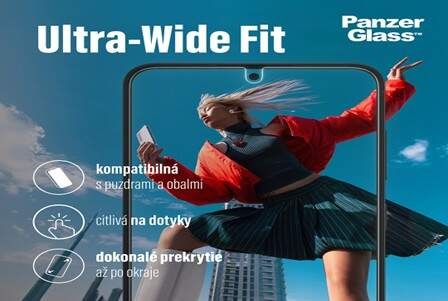 Tvrdené sklo PanzerGlass Ultra-Wide Fit na Samsung Galaxy S25+