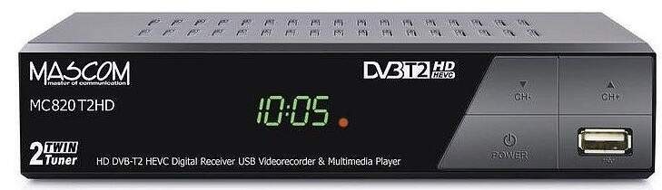 Set-top box Mascom MC820T2 HD Set-top box Mascom MC820T2 HD