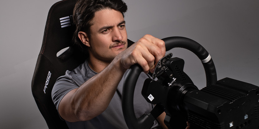 Prídavné sedadlo Next Level Racing PRS2 Performance Reclining Sim Racing Seat čierne/červené