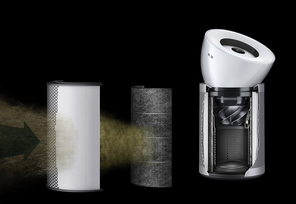 Čistička vzduchu Dyson Purifier Big+Quiet BP02 strieborná/biela Čistička vzduchu Dyson Purifier Big+Quiet BP02 strieborná/biela