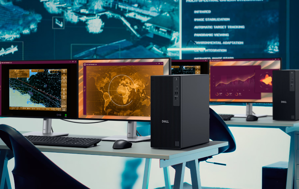 Stolný počítač Dell Pro Tower QCT1255 čierny Jednoduchú správu u Dell Pro Tower QCT1255 garantuje jednotný BIOS