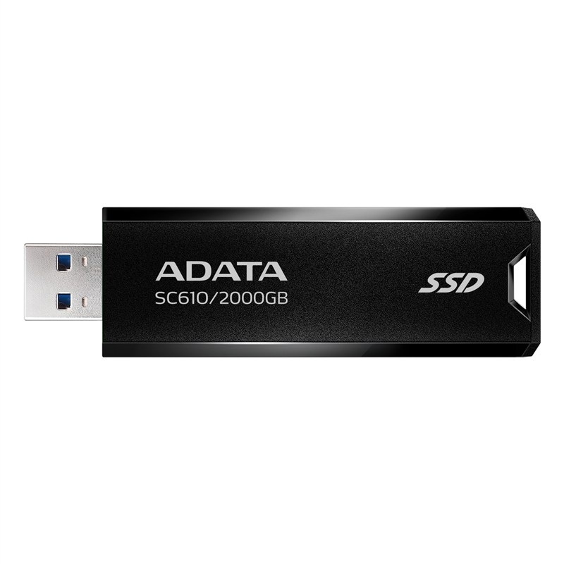 SSD externý ADATA SC610 1TB, USB 3.2 Gen 2 - čierny
