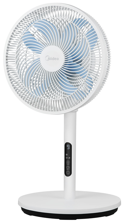 Stojanový ventilátor Midea MFS302RDDW s 8 lopatkami