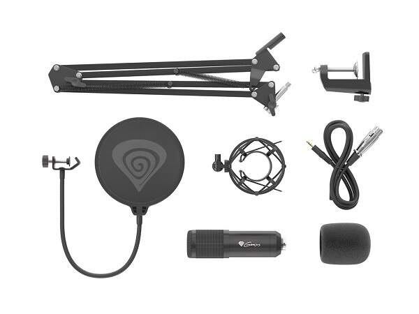 Mikrofón Genesis RADIUM 300, XLR čierny Mikrofón Genesis RADIUM 300, XLR čierny