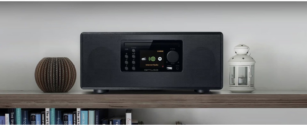Internetový rádioprijímač s DAB+ MUSE M-697 IDT čierny Rádio MUSE M-697 IDT má funkciu dvojitého budíka