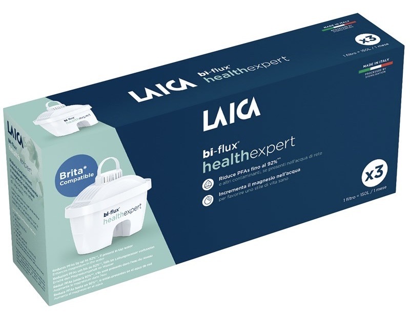 Filter na vodu Laica s 5-stupňovou filtráciou, životnosť cca 150 l vody