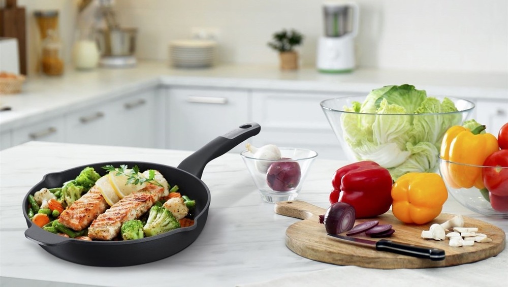 Panvica grilovacia Tefal Unlimited E2294074, 26 cm čierna