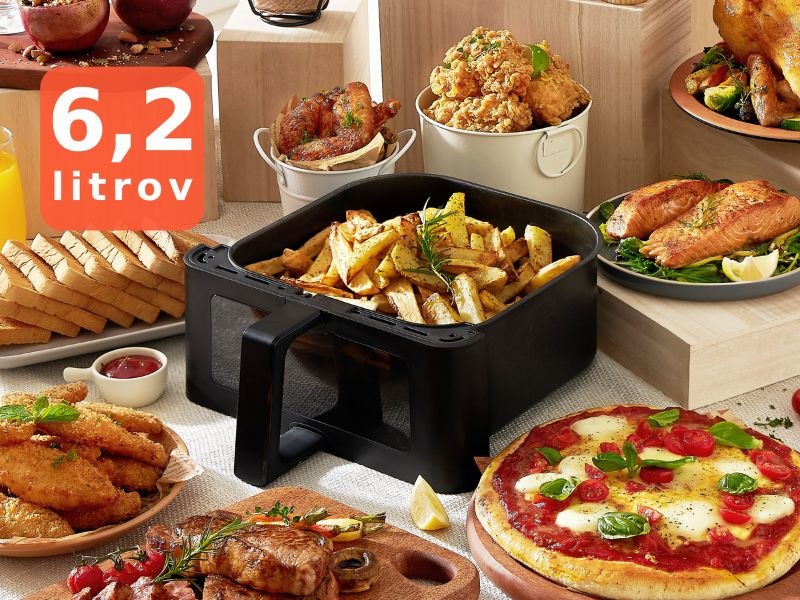 Fritéza teplovzdušná COSORI P653 Premium II Plus 6,2l čierna