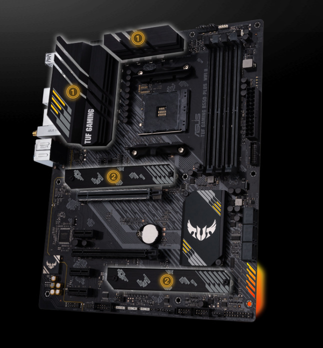 Základná doska Asus TUF Gaming B550-PLUS Základná doska Asus TUF Gaming B550-PLUS
