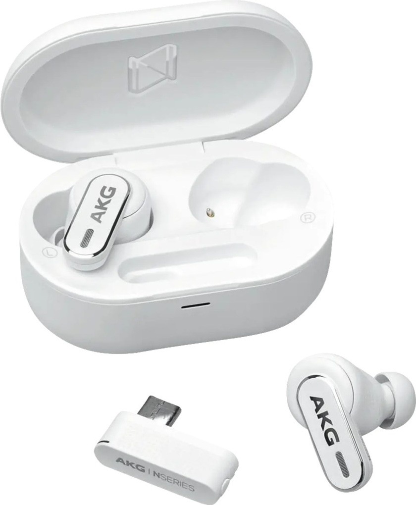 Slúchadlá AKG N5 Hybrid biela Slúchadlo a puzdro so slúchadlom Anker soundcore AKG N5 Hybrid + dongle