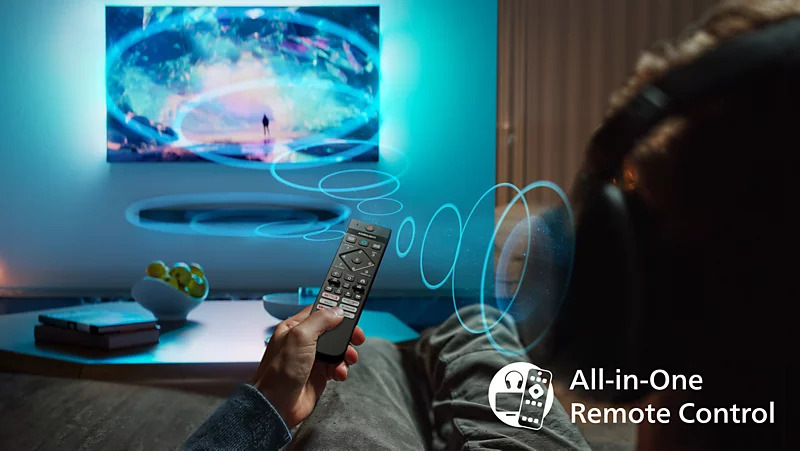 Televízor Philips 55PQS8631 Súčasťou je univerzálny diaľkový ovládač