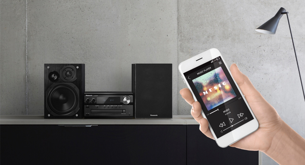 Mikro HiFi systém Panasonic SC-PMX90EG-K čierny