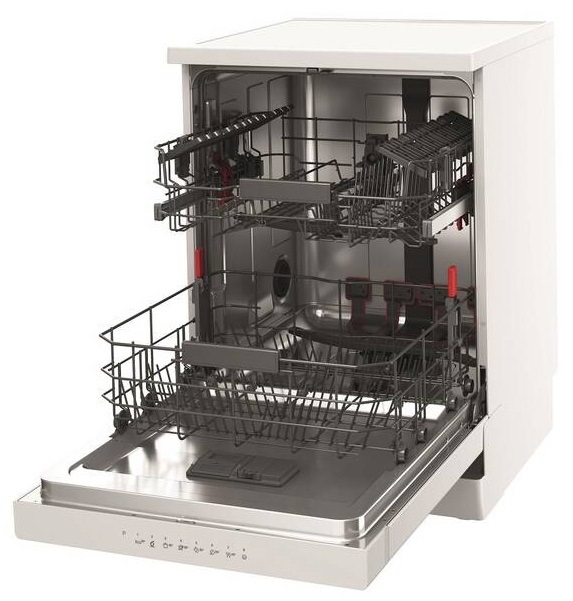 Umývačka riadu Whirlpool W3F D634, biela, voľne stojaca