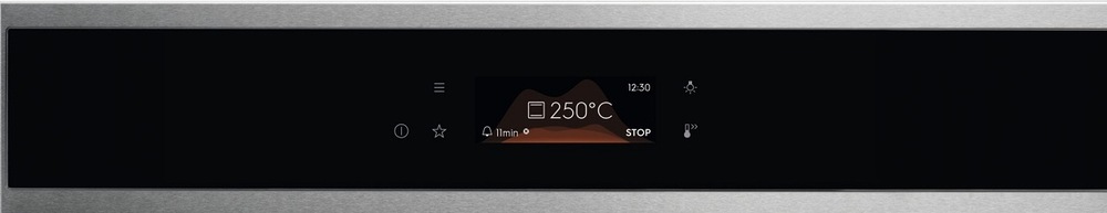 Rúra Electrolux EOE8P38X čierna/nerez Electrolux EOE8P38X ovládací panel