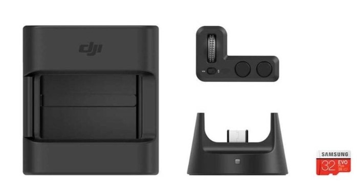 Sada DJI Osmo Pocket, držiak, modul, pamäťová karta Sada DJI Osmo Pocket, držiak, modul, pamäťová karta