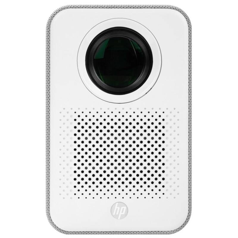 Projektor HP CC500 + skládané plátno 84" a Google 4K AndroidTV sivý/biely