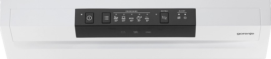 Umývačka riadu Gorenje GS520E15W, biela, detail