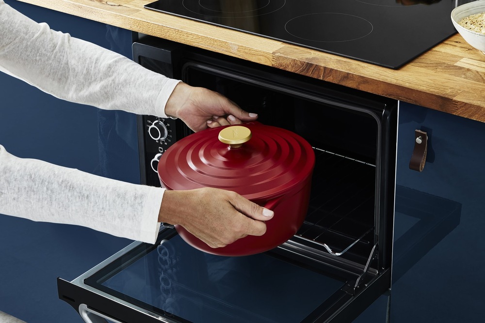 Kastról s pokrievkou Tefal Air E2544655, 24 cm červený Kastról s pokrievkou Tefal Air E2544655, 24 cm červený