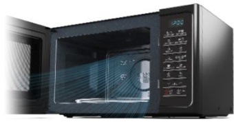 Mikrovlnná rúra Samsung MC28H5015AW/EO biela Žádný zápach nehrozí