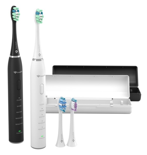 Zubná kefka TrueLife TrueLife SonicBrush Clean30 Duo čierna/biela Zubná kefka TrueLife TrueLife SonicBrush Clean30 Duo čierna/biela
