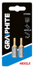Sada bitov Graphite 2,5 x 25mm 

 obrázok produktu 1 z 1