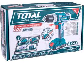 Vŕtací skrutkovač Total tools TDLI2002E (s batériou) 

 obrázok produktu 4 z 5