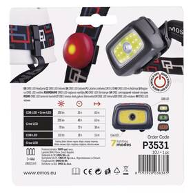 Čelovka EMOS P3531, CREE LED + COB LED, 330 lm, 65 m, 3x AAA sivá

 obrázok produktu 10 z 10