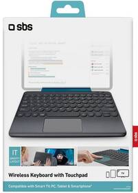 Klávesnica SBS pre tablet, univerzálna, bezdrôtová, US layout čierne

 obrázok produktu 2 z 2