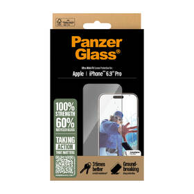Tvrdené sklo PanzerGlass na Apple Iphone 16 Pro Max s inštalačným rámčekom 

 obrázok produktu 2 z 3